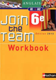 JOIN THE TEAM 6EME WORBOOK