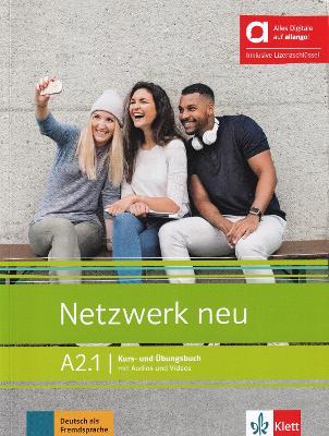 NETZWERK A2.1 KURSBUCH  ARBEITSBUCH HYBRIDE AUSGABE