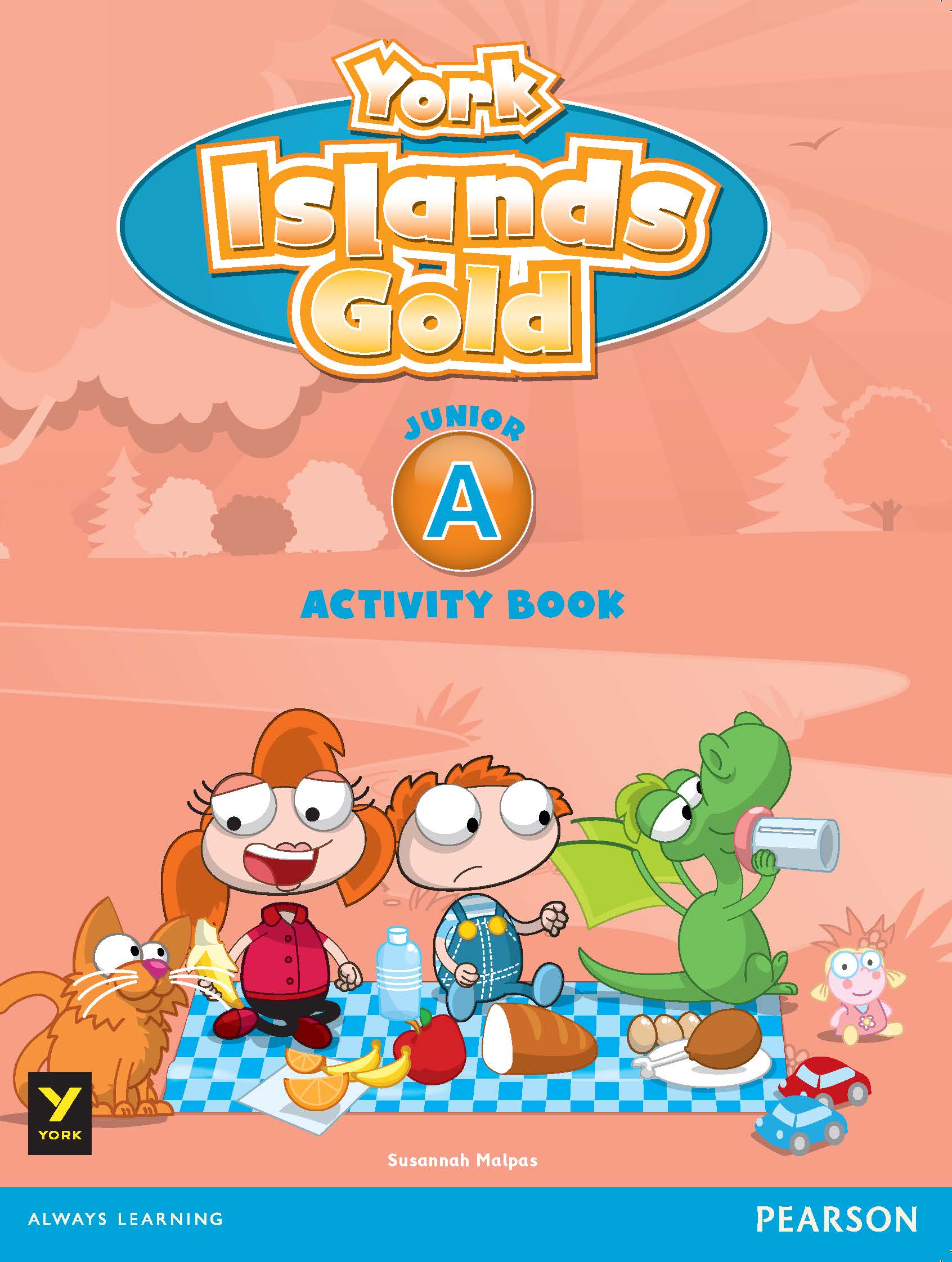 YORK ISLANDS GOLD JUNIOR A ACTIVITY BOOK (+ STICKERS)