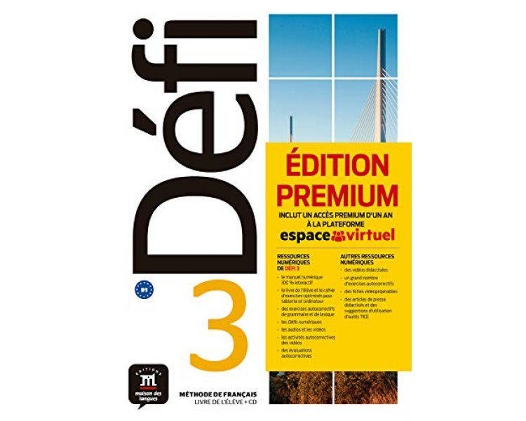 DEFI 3 METHODE ( AUDIO CD) EDITION PREMIUM