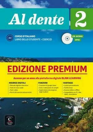 AL DENTE 2 A2 STUDENTE ED ESERCIZI ( CD  DVD) EDIZIONE PREMIUM