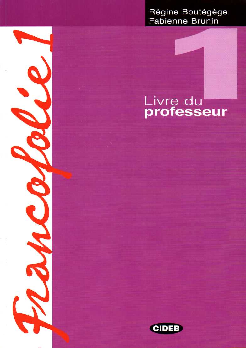 FRANCOFOLIE 1 GUIDE PEDAGOGIQUE (+ CD)