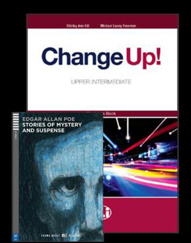 CHANGE UP UPPER-INTERMEDIATE - SB  WB (ONE VOLUME)  2 AUDIO CDSREADER (STORIES OF MYSTERY AND SUS