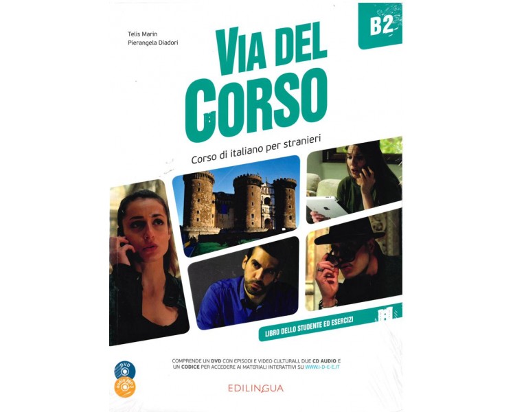 VIA DEL CORSO B2 STUDENTE ED ESERCIZI ( CD  DVD)
