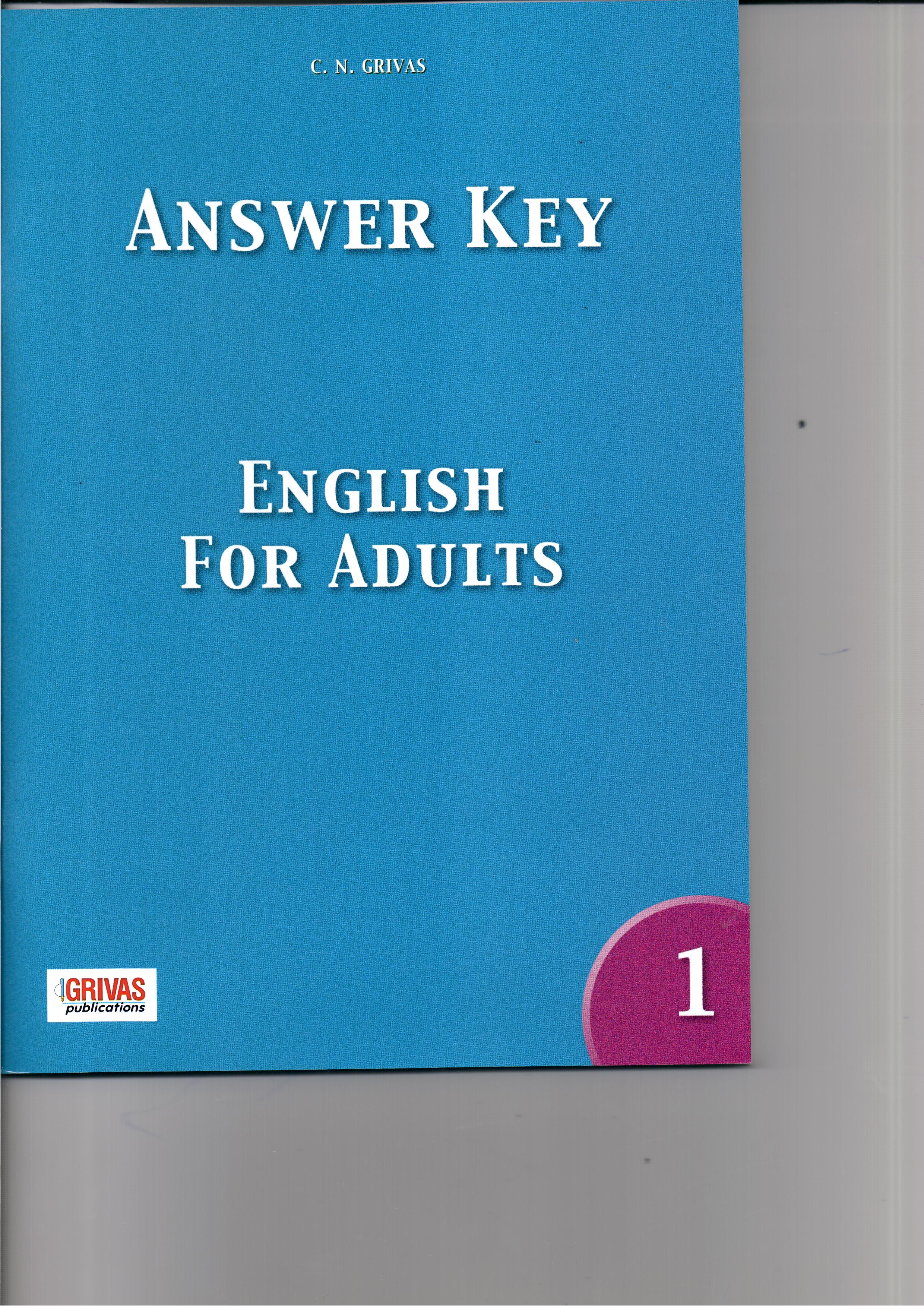 ENGLISH FOR ADULTS 1 KEY