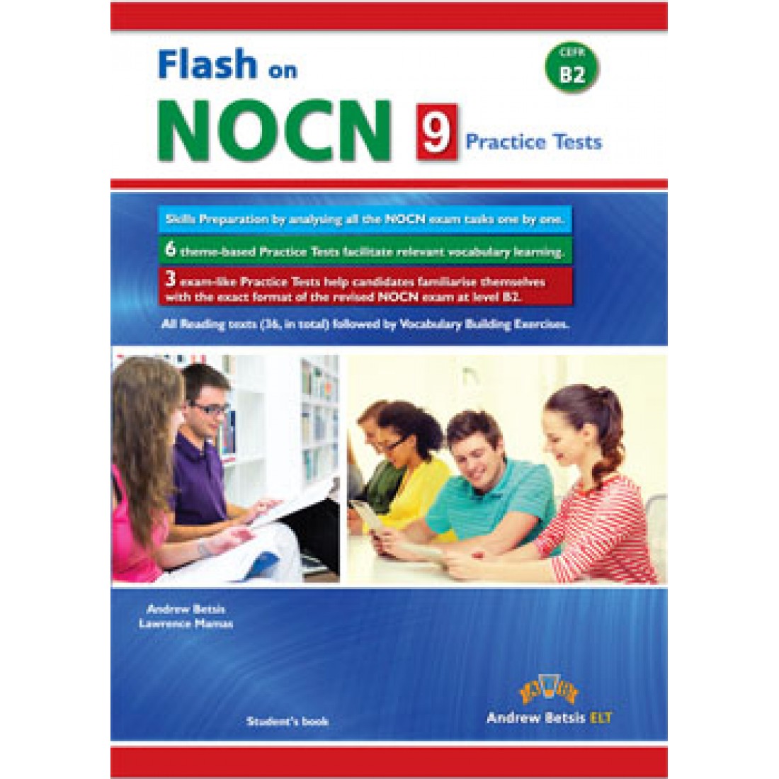 FLASH ON NOCN B2 9 PRACTICE TESTS MP3 CD 2017