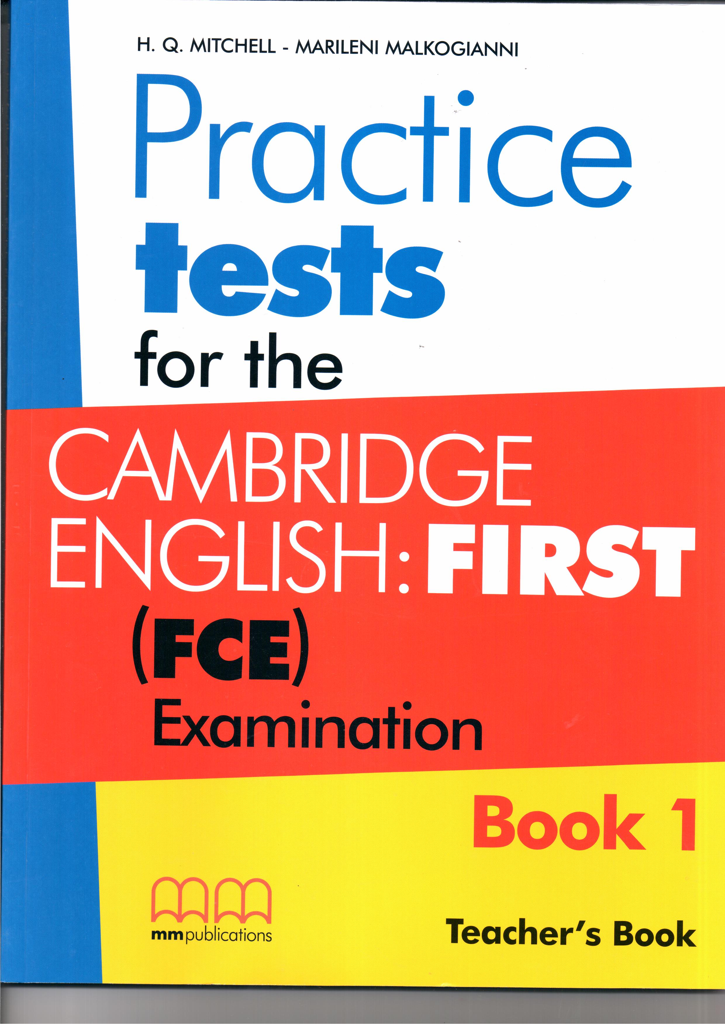 CAMBRIDGE ENGLISH FIRST PRACTICE TESTS 1 TCHR S