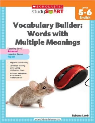 STUDY SMART : VOCABULARY BUILDER: WORDS WITH MULTIPLE MEANINGS (LEVEL 5-6) PB